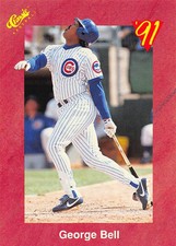 George Bell 1991 Classic II T30  Chicago Cubs  Baseball Card