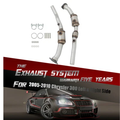 Convertidor catalítico lado izquierdo y derecho 2 piezas para Chrysler 300 2005-2010 Foto 1 de 4