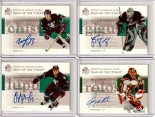 2004-05 SP Authentic Sign of the Times Jean-Sebastien Giguere AUTO - Ducks
