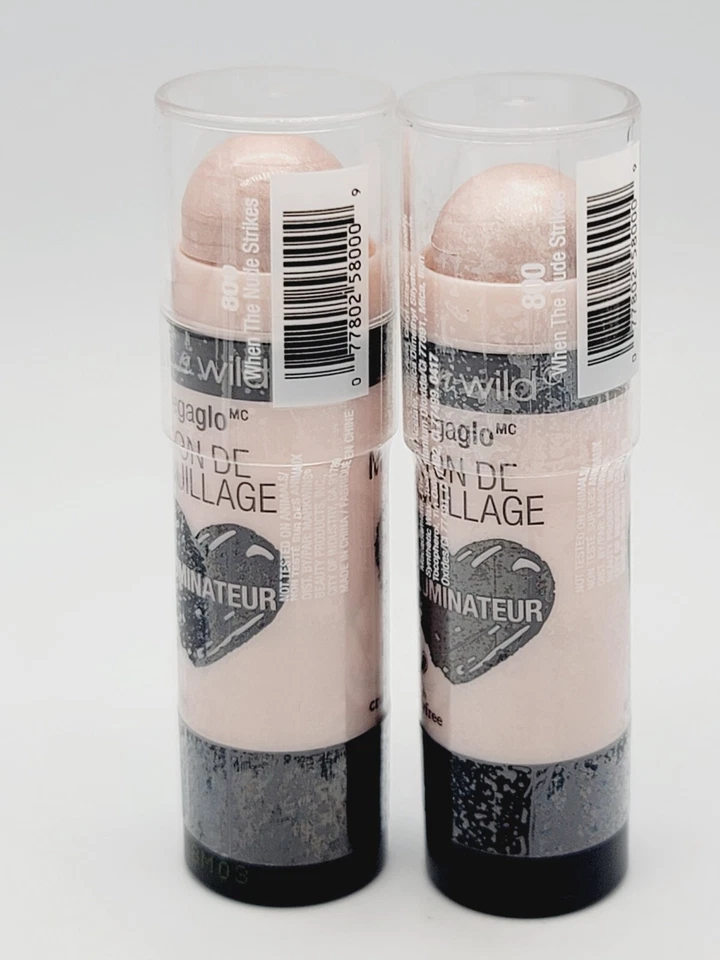 Wet n Wild MegaGlo Makeup Stick Highlight, When The Nude Strikes 800. QTY:2 - Image 1 of 3
