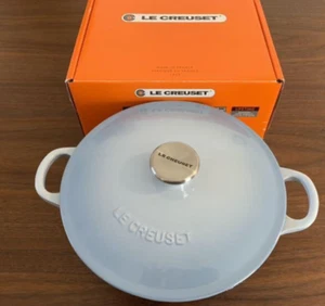 Le Creuset Marmite 26cm Color AZUL COSTERO SIN ALFILERES con caja exterior manual SIN USAR - Imagen 1 de 24