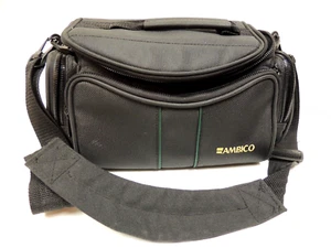 "Videocámara de lona acolchada Ambico bolsa de bolsillo múltiple para cámara de 11" - Imagen 1 de 5