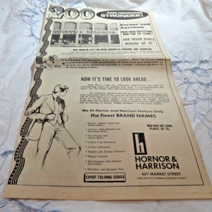 1976 Hornor & Harrison Parkersburg WV Zeitungsanzeige Zweihundertjahrfeier große Anzeige - Bild 1 von 3