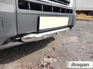 Grill Bar + LEDs For Mercedes Sprinter 2014 - 2018 Van Minibus Stainless Front - Picture 1 of 3