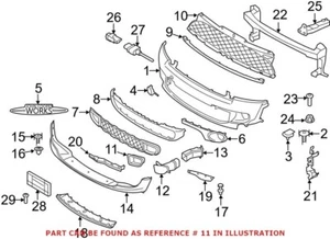 Conducto de aire de freno genuino OEM para Mini 51117255118 TOTALMENTE NUEVO - Imagen 1 de 4