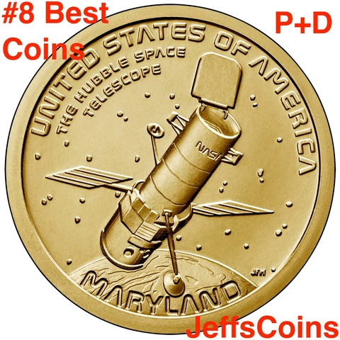 2020 P D Hubble Space Telescope American Innovation MD Dollars #8 NASA Best PD Cover