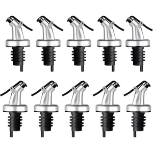 10 uds vertedor de botellas dispensador de vinagre de aceite juego de vertedor para botellas con solapa - Imagen 1 de 21