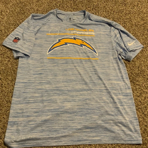 Nike 2021 Los Angeles Chargers  Velocity Shirt Men’s Size: XL Used #46 *defect Cover