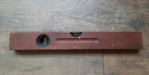 Antique Stanley Sweetheart No. 104 Wood & Brass 18" Level Carpenter's Tools - Picture 1 of 11