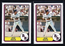 1987 Topps Boardwalk Baseball NO SLASH ERROR creased READ * You PICK CHOOSE *