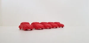 5 x Radiergummi VW Käfer Rot Sammlerstück Kult - Bild 1 von 3