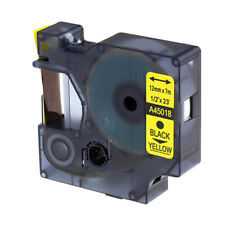 Black on Yellow Cassette For Dymo A45018 120P 210D 350D 360D 400 420P 450D 500TS