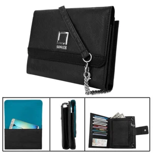 Lencca Women Small Cell Phone Wallet Purse Shoulder Crossbody Bag w/ Card Slots - Picture 1 of 15