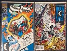 Marc Spector: Moon Knight #50 & 55 1993 Set of 2 NM to M 1st Stephen Platt