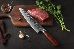 Xinzuo B9 Chef Knife Japanese Style 67 Layers Damascus Steel Rosewood Handle - Picture 1 of 7