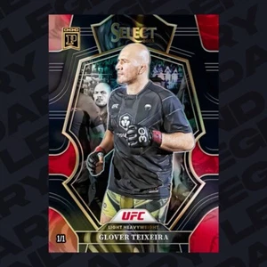 2023 Panini Select UFC Glover Teixeira Premier Level Black Prizm 1/1 NFT - Bild 1 von 3