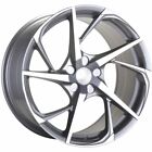 19" BOLA B18 ALLOY WHEELS FITS BMW 5 SERIES 6 SERIES 7 SERIES SILVER POLISHED