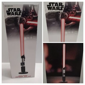 NEW STAR WARS Darth Vader Lightsaber LED Light Desk Lamp Night Light 24 Inches - Picture 1 of 12