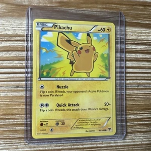 Pokémon Card Pikachu XY Base Set 42/146 Non-Holo 2014 LP-NM - Picture 1 of 2