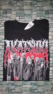 Naruto Akatsuki Itachi Pain Graphic Shirt Size Small Black Brand New Official - Picture 1 of 2