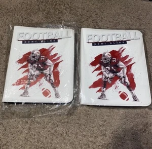 (2) Football Card Binder with 900 Pockets Card Holder Album For Cards! AS-IS - Picture 1 of 8