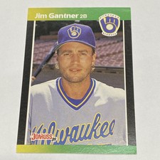 1989 Donruss Baseball's Best #295 Jim Gantner Milwaukee Brewers