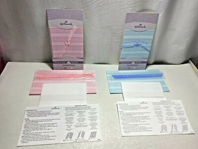 2 Sets Hallmark Printable Invitations Announcements Baby Pink and Blue 20 Count - Image 1 of 3