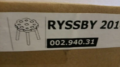 IKEA Ryssby Wooden FOOTSTOOL Wood RED Black GREEN 0r Natural Pine Xmas Table - Image 1 of 2