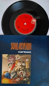 Soul Asylum-Cartoon/Twiddly Dee 7" UK P/S A&M Records 1988 Alternative Rock - Imagen 1 de 2