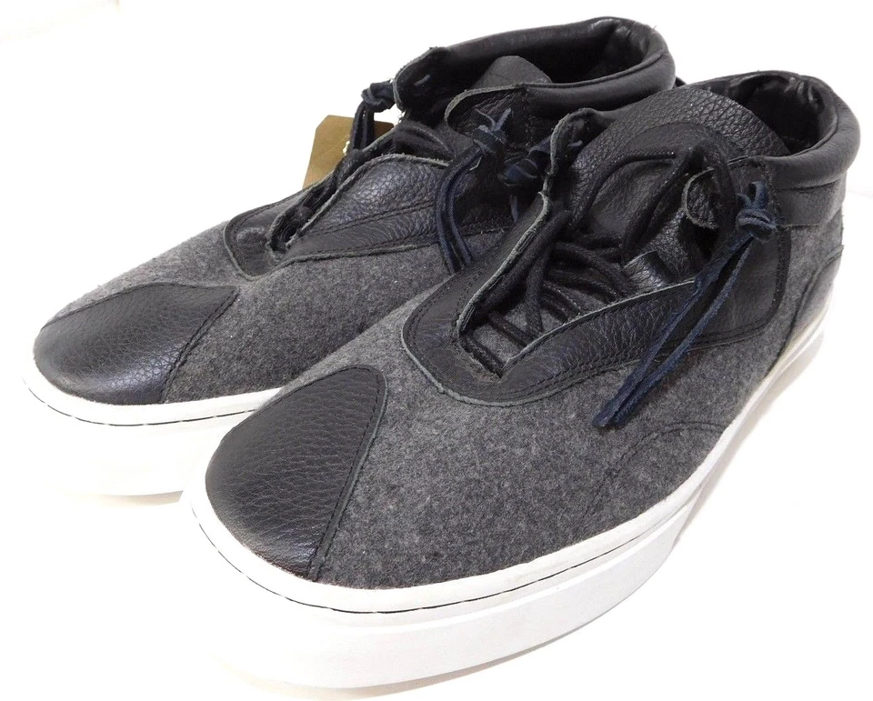 Zapatillas deportivas marca Clear Weather negras/grises, Everest, parte superior de cuero unisex M9, W10.5 Foto 1 de 4