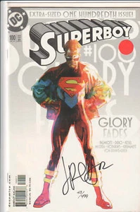 Superboy #100 firmado por Jimmy Palmiotti casi nuevo+ certificado de autenticidad Dynamic Forces 43/499 - Imagen 1 de 2