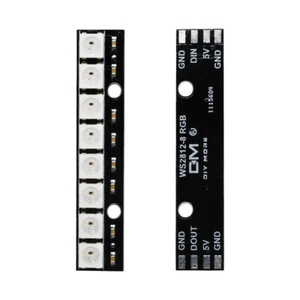 8-bit WS2812 5050 RGB LED Built-in Full-color Driver Development Board Light - Imagen 1 de 6