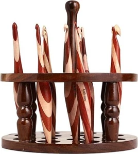 Ganchos de ganchillo de palo de rosa aguja para tejer hilo ganchos de ganchillo aguja para tejer - Imagen 1 de 3
