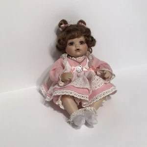VTG Marie Osmond Doll Jessica Tiny Tot Porcelain Doll 2002 #10858 Signed 7” Tall - Picture 1 of 12