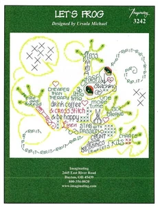 Let's Frog by Imaginating cross stitch pattern - Picture 1 of 1