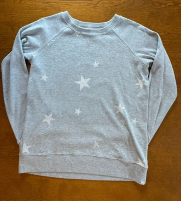 Sudadera Eddie Bauer Legend para mujer gris lavado blanco estrella, talla pequeña Foto 1 de 4