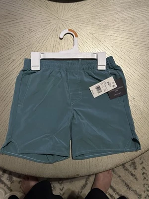 New Grayson/Threads Kids Teal Shorts Drawstring Pockets Sz S (6-7) NWT - Image 1 of 4