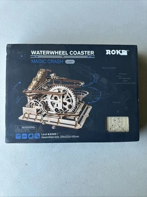 ROKR Waterwheel Coaster Magic Crash LG. 501 238 Pcs. 3D Wooden - Image 1 of 2