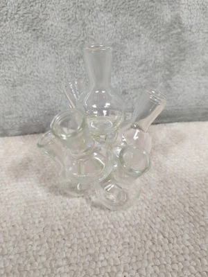 Vintage Glass 7 Cluster Bud Vase Propagation Station Flower Arrangement - Image 1 of 4
