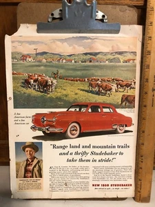 Vintage 1950's Magazine Ad for Studebaker Car - Picture 1 of 1
