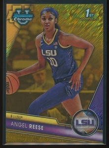 Angel Reese 2023-24 Bowman U Chrome Gold Shimmer Refractor RC #49 /50 - Picture 1 of 2