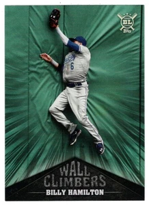 Billy Hamilton - Kansas - Wall Climbers - 2019 Topps Big League Baseball # WC6 - Picture 1 of 1