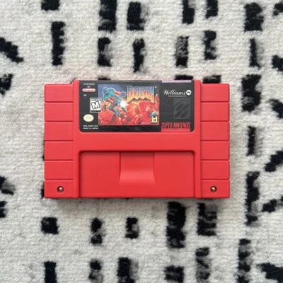 Doom Super Nintendo SNES - Image 1 of 2