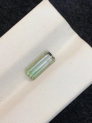 1.25-Ct Natural Bi-Color Tourmaline Gemstone Emerald Cut From Afghnistan - Image 1 of 3
