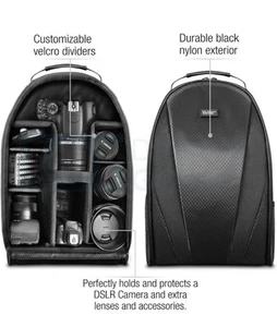 Vivitar SLR Waterproof Camera Laptop Backpack Rucksack Shoulder Bag Multipurpose - Picture 1 of 9