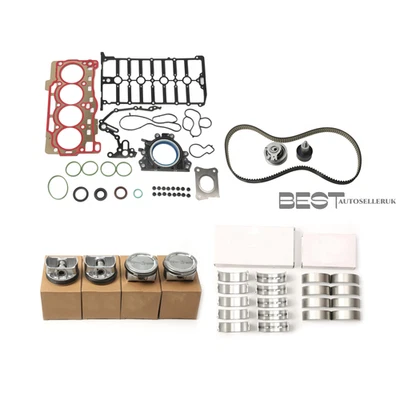 Piston Gasket Bearing Timing Overhaul Kit Fit For  GOLF SPORTSVAN 04E198012AB - Image 1 of 4