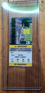 2009 Michigan Wolverines vs Michigan State Spartans Ticket Stub - Picture 1 of 4