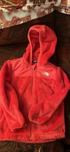 The North Face Oso Girls L/XL 18 Hoodie Fleece Full Zip Jacket Fuchsia Black - Picture 1 of 1