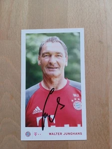 Walter Junghans FC Bayern München 16/17 Autogrammkarte signiert - Bild 1 von 2