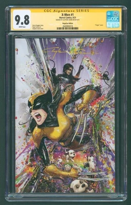 X-Men #1 (2021) CGC 9.8 SIGNED Clayton Crain Megacon Variant - Image 1 of 2